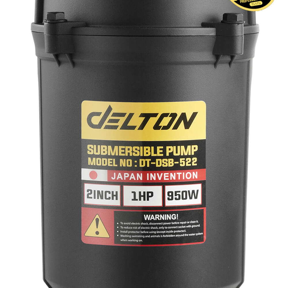 ปั๊มจุ่ม DELTON รุ่น DT-DSB-522 ขนาด 2 นิ้ว 1HP 950W